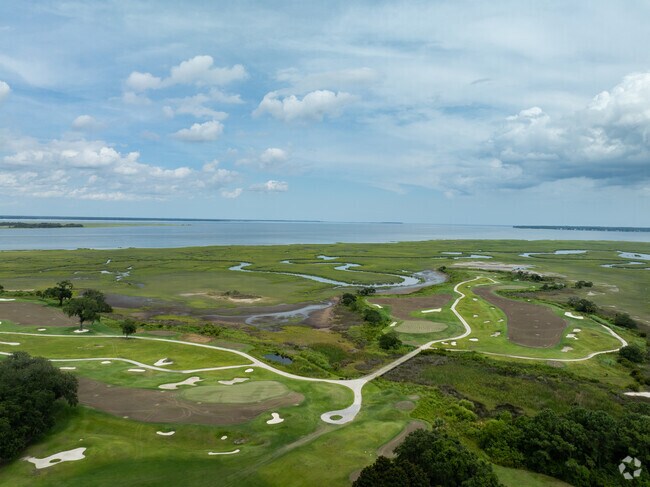 There are stunning Views of the golf course and the Chechessee River.