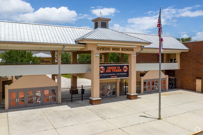 Oviedo High School is on King Street in Oviedo, Fl.