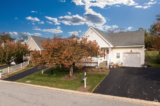 Quiet residential streets line Penn Township communities.