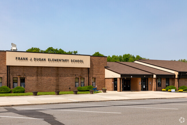 Frank J Dugan School front entrance in Marlboro, NJ.