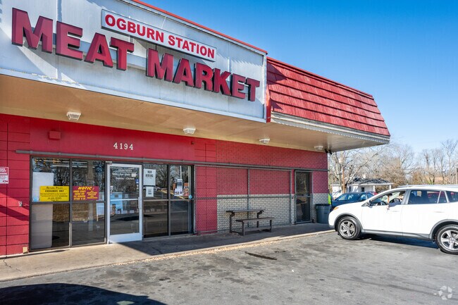 You can get fresh meat and groceries at the Ogburn Station Meat Market, just a few minutes away.