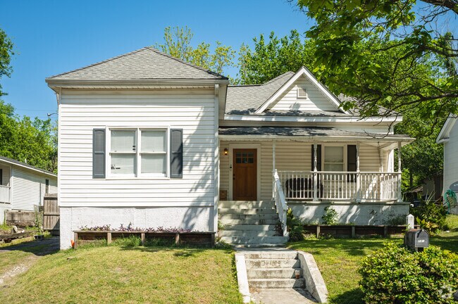 Residents of this Olympia-Granby bungalow enjoy plenty of outside seating space.