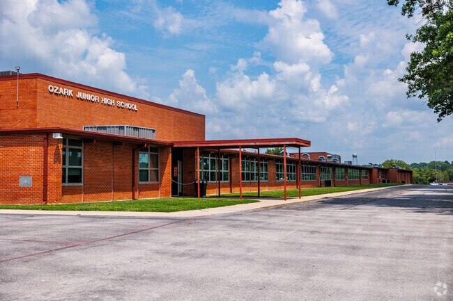 Students at Ozark Junior High go on to attend Ozark High School.
