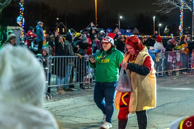 You might score a free hot dog during the Mokena Parade of Lights.
