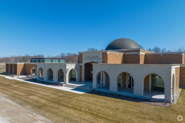 Domed and Colonnaded Clinton Macomb Public Library
