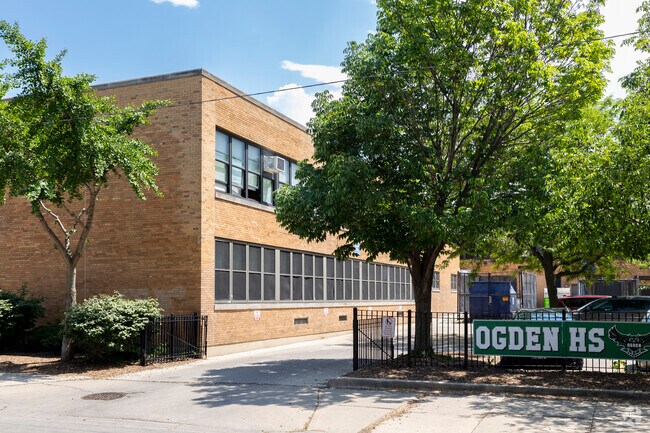 Ogden International High School serves the West Town community.