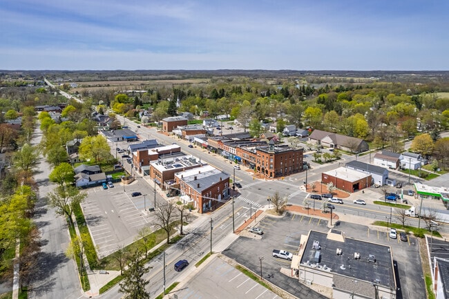 The town of Clinton is a countryside waypoint along the Old US 12 Heritage Trail highway.