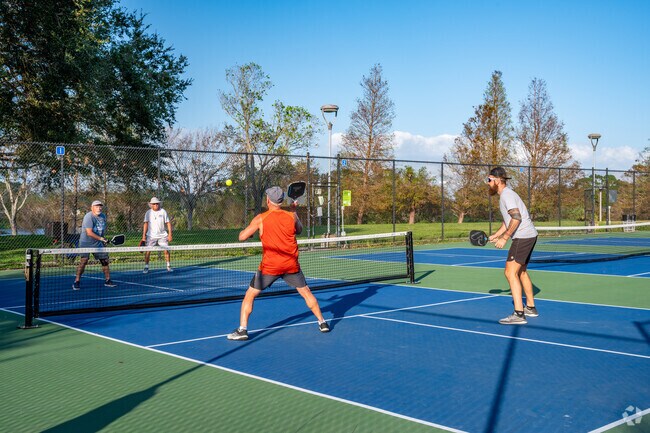 Walter Fuller Park offers a variety of sports fields including pickleball and tennis courts.