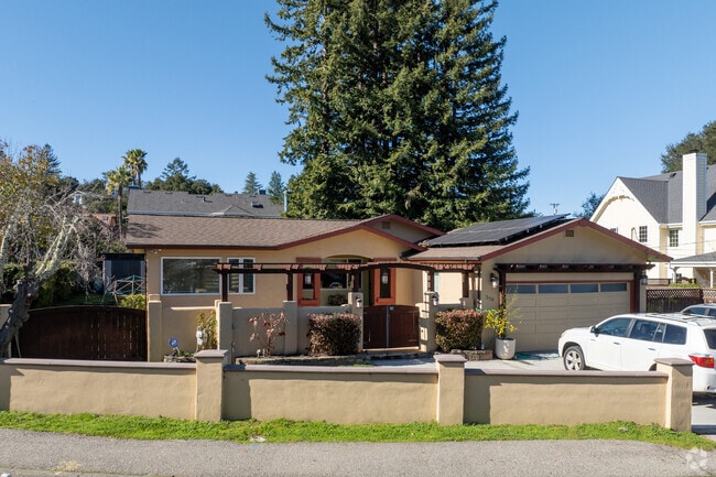 This ranch-style home in Scotts Valley offers classic charm and open living space.