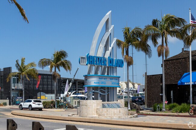 A look at the entrance to Shelter Island in La Playa.
