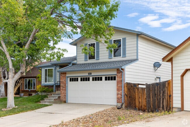 Split-level homes with brick accents and garages are popular in Marina Pointe.