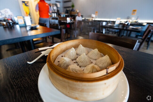 Dumpling Zone in Forest Hill has mouth watering soup dumplings.