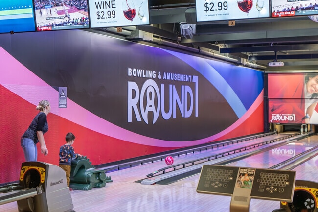 Round 1 Bowling near Buchanan Field provides family fun entertainment year round.