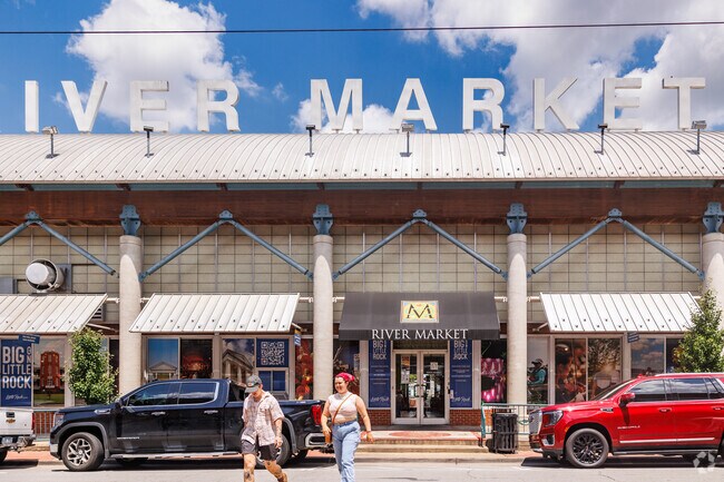 River Market in Downtown Little Rock is home to regular events throughout the year.