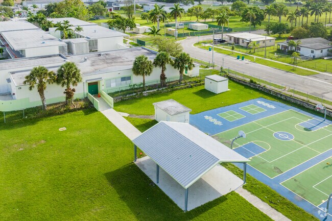 Students at Pine Villa Elementary School can enjoy fun time between classes.