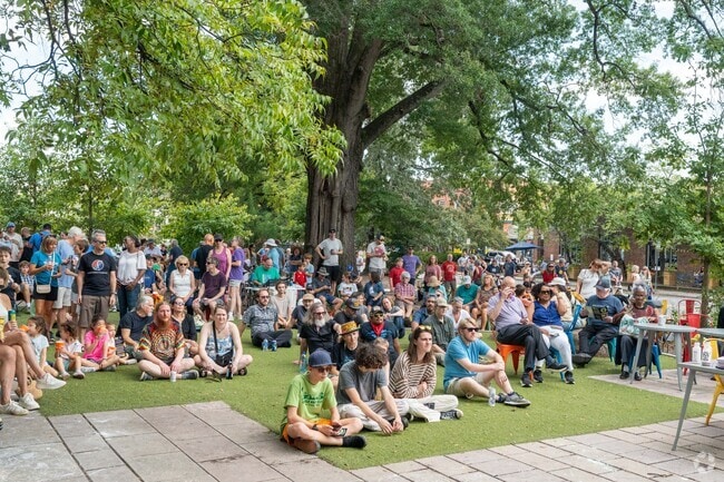 Downtown Carrboro residents can visit Weaver Street Market, which often hosts events on its outdoor patio and lawn for events.
