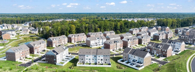 Highlands Signature St Charles Aerial Streetscape