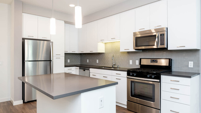 Kitchen with Stainless Steel Appliances