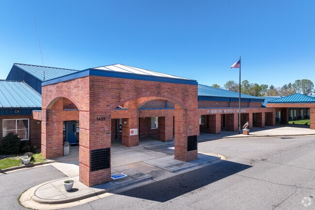 Forbush Middle School is one of the top schools within the Yadkin County school district.