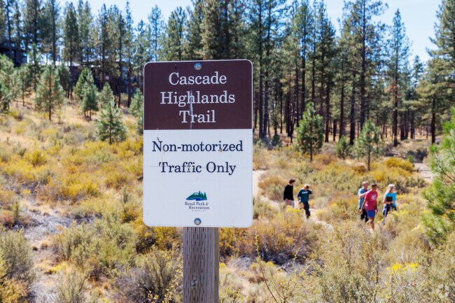 Cascade Highlands Trail offers miles of trails to walk and hike.