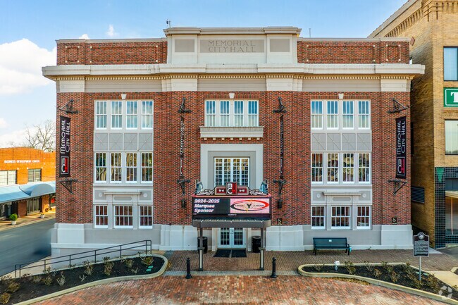 Memorial City Hall in downtown Marshall, Texas, is not only a historic landmark but also the heart of local governance, hosting city meetings, community events, and serving as a symbol of civic pride and public service.