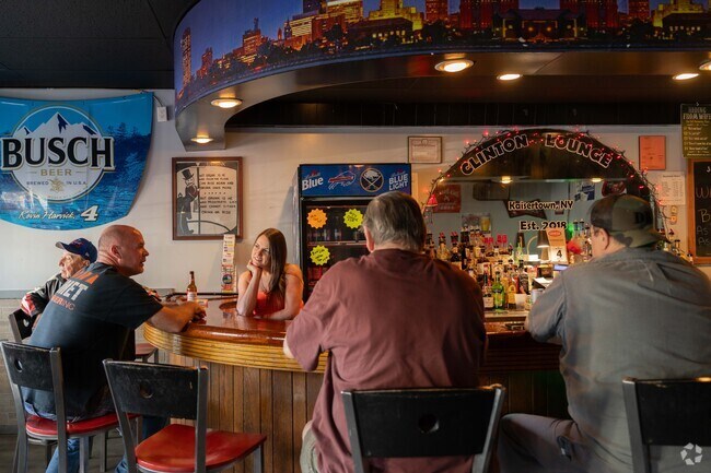 Go where everyone knows your name at the Clinton Lounge off Clinton Street near Sloan.