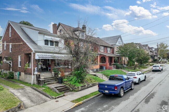 The houses in Trafford have on and off street parking.
