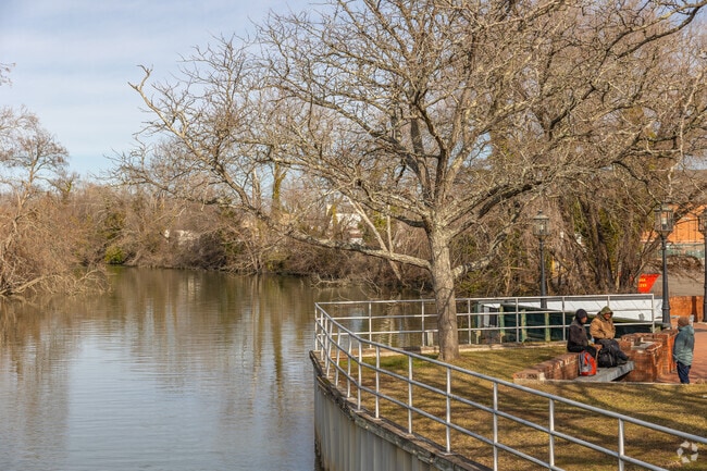 Hang out at Riverfront Plaza in Bridgeton on the Cohansey River.