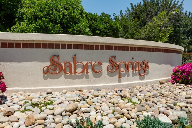 Sabre Springs is a small neighborhood with easy freeway access and great schools.