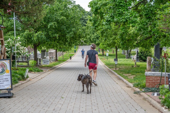 Hill East residents can take their dog for a walk through the historic Congressional Cemetery.