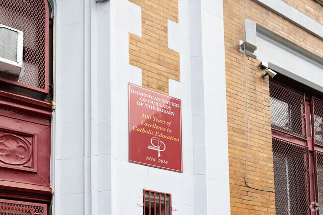 St John Chrysostom School in The Bronx shares space with Our Lady of Rosary.