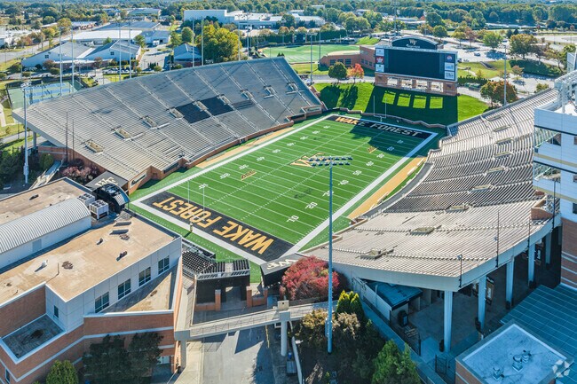Allegacy Federal Credit Union Stadium proudly serves as the home of the Deamon Deacons.