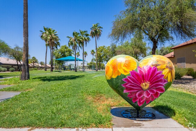 Residents can enjoy art and fun at Wildflower South Park.
