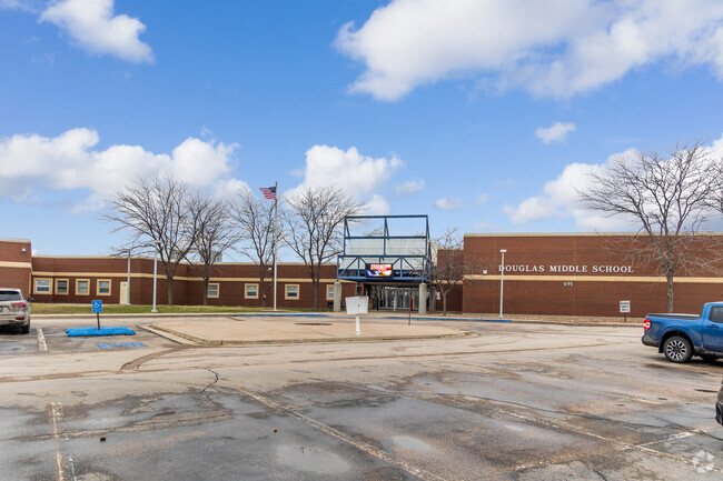 Douglas Middle School is located just adjacent to Douglas High School in Box Elder.