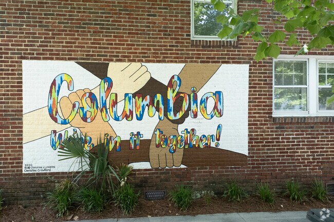 Guests at Cinnamon Roll Deli near Heathwood are treated to this inspiring mural each visit.