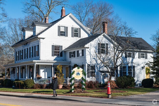 Colonel Blackinton Inn's restaurant is popular for its upscale New England-inspired menu.