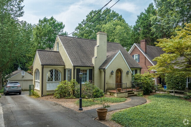 Custom built homes with interesting architecture can be found in the Ardmore neighborhood.