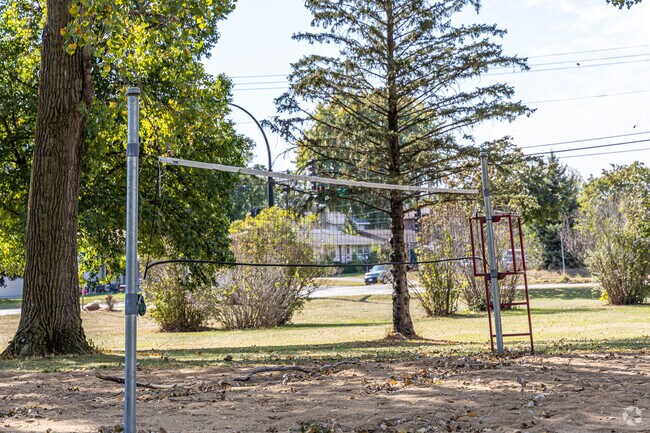 Homestead Park offers athletic fields.
