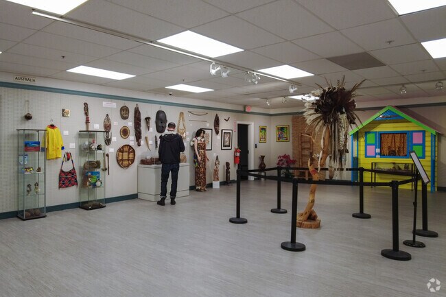 Indy's Global Village in International Marketplace is curated by the donations it receives.