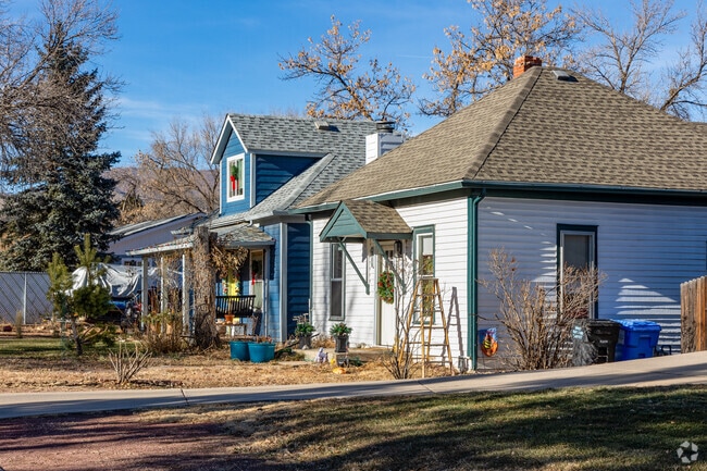 Cute Victorian homes with mountain views can be spotted in Midland-Westside.