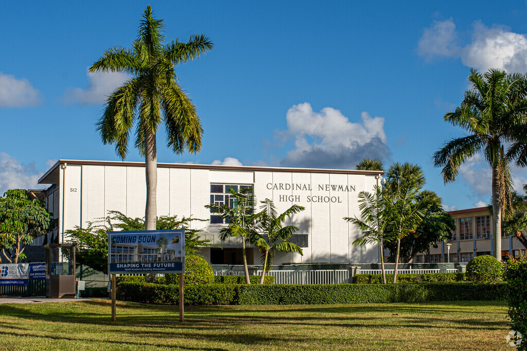 Cardinal Newman High School provides education in the neighborhood of 
Palm Beach Lakes.