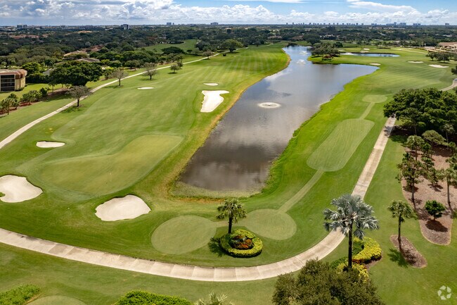 Golf course views highlight Ballenisles near PGA Boulevard in Palm Beach Gardens.