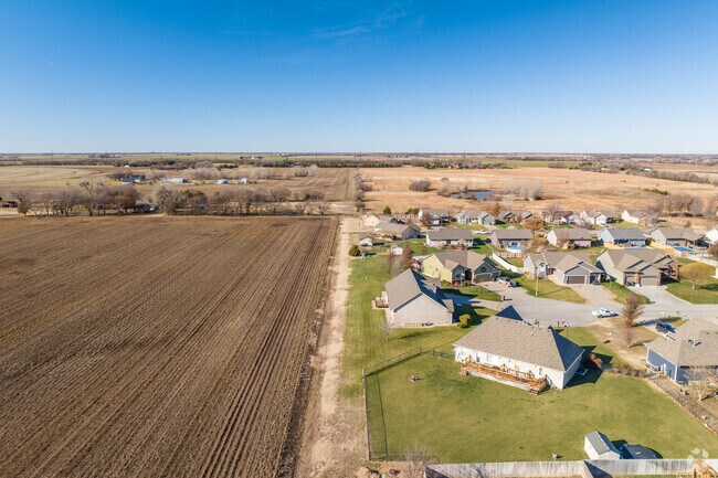 Halstead boarders a vast amount of farmland.