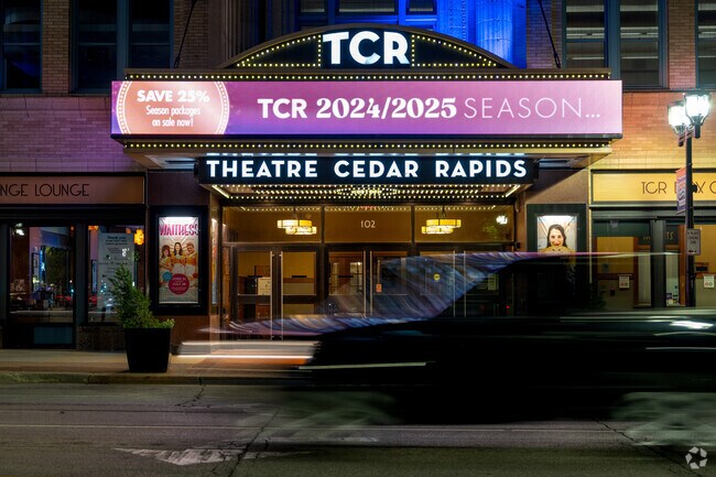 Mound View residents can enjoy theatrical performances at the Theatre Cedar Rapids in Downtown.