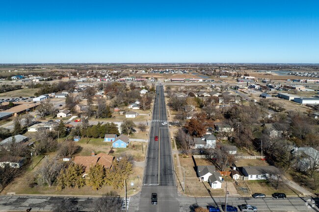 There are a wide variety of home styles throughout Goddard.