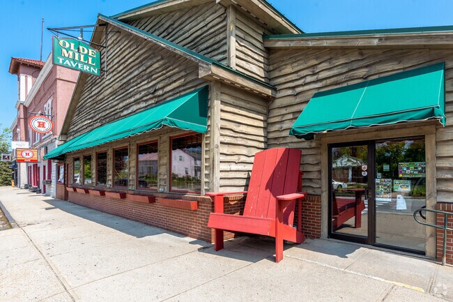 Olde Mill Tavern serves steak and seafood in a cozy Harrison landmark.
