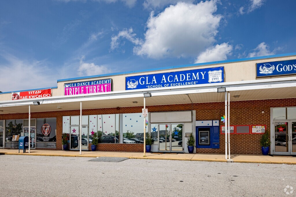 A wide shot for GLA Academy School of Excellence.