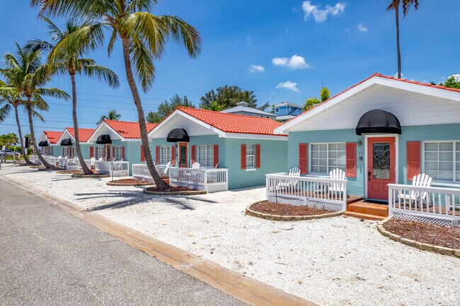 Many cute beach villas are around Treasure Island, FL for family and friends alike.