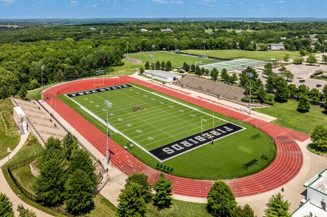 Friday nights are exciting at Free State High School, which boasts a strong football program.