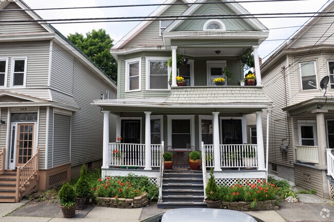 There are some lovely multifamily homes that can be found in the West Hill section of Albany.